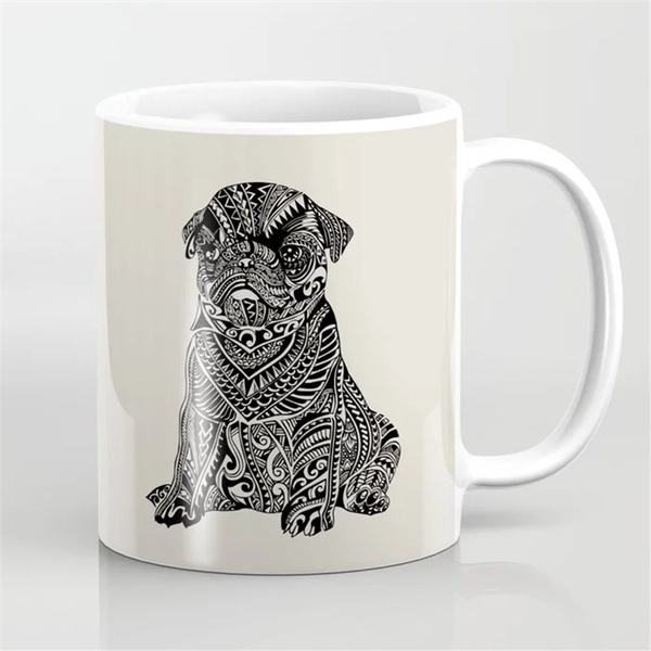 baby pug in a mug