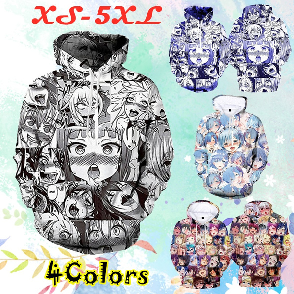 Ahegao hoodie shop wish