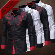 Slim Fit, Shirt, long sleeved shirt, Cowboy