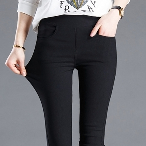 Legging stretch cheap femme