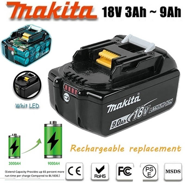 4x 18V 5AH Für Makita Original Ersatzakku BL1850 B LXT Li-ion BL1860 BL1830 LED