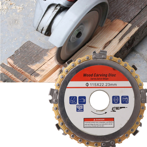 115*22mm 9 Tooth Chainsaw Disc for Angle Grinders Circular Saw Blade Woodworking 