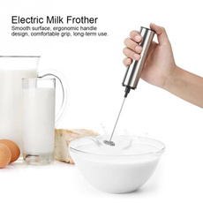 Steel, milkfrother, Rechargeable, Electric