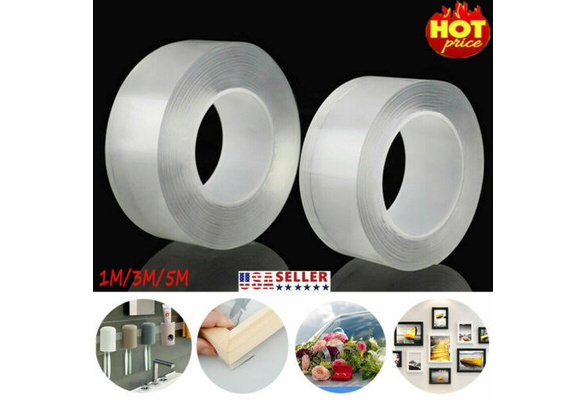 Magic Tape Washable Adhesive Tape Double-sided Nano Invisible Gel Tape Hot  