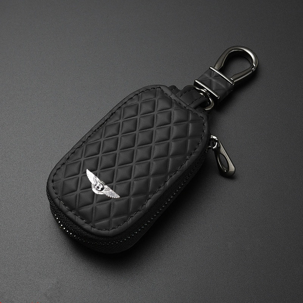 Vegen Raak verstrikt toelage Leather Car Key Cover Car Key Bag for Bentley | Wish