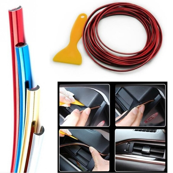 5M Adhesive Strips for Car Interior Decoration Molding Styling Auto/Accessor HB 