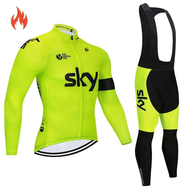2020-Pro-team-Winter-thermal-Fleece-Cycling-jersey-set-abbigliamento- ciclismo-invernale-bicycle-clothing-MTB-bike | Wish