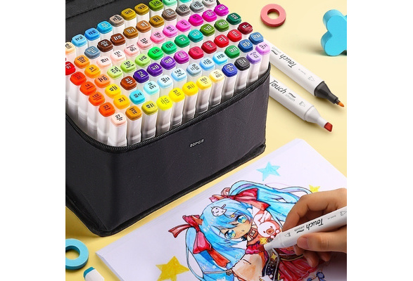 12/24/30//40//48//60//80//120 Colors Touchfive Copic Markers Sketch Set For  Manga Design Double Head Brush Pen For School Art Supplies