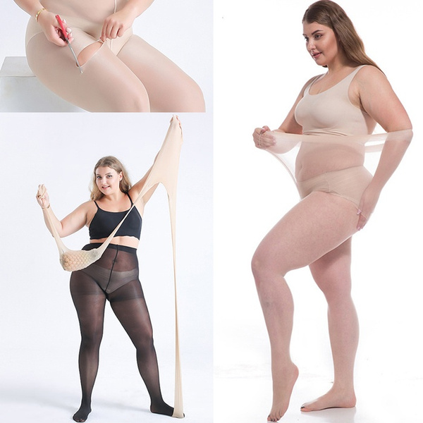 Plus size sale silk stockings