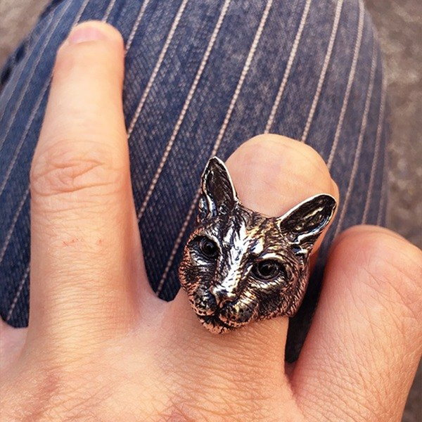 Personalized cat online ring