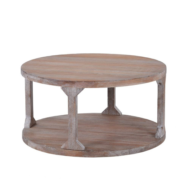 Round Rustic Coffee Table Solid Wood Mdf With Dusty Wax Coating Wish - Solid Wood Rustic Round Coffee Table Round Rustic Coffee Table Solid Wood Mdf With Dusty Wax Coating Wish - Solid Wood Rustic Round Coffee Table