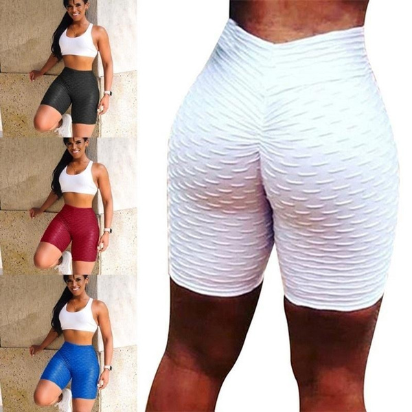 Cotton Leggings 1/2 half length shorts active sports gym cycling dance  running | eBay