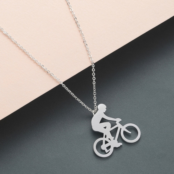 Bicycle Necklace \u0026 Pendant Bike Rider 