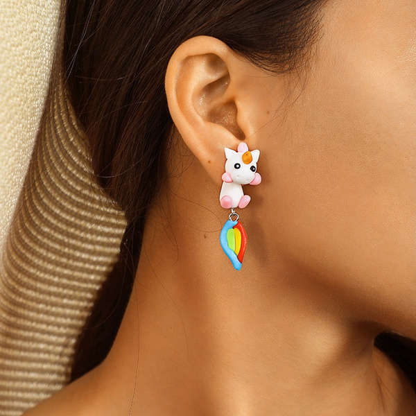 Kids deals unicorn earrings