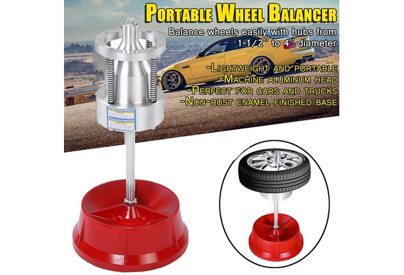 IRONWALLS Bubble Wheel Balancer Portable Hubs Wheel Tire Balancer Heavy Duty Rim for Cars Truck 