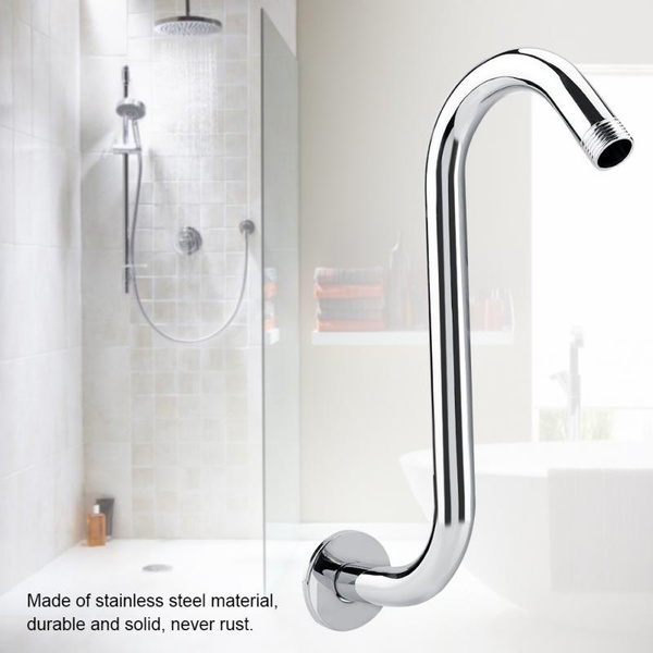 8inch 201 Stainless Steel High Rise S Curved Shower Extension Arm Bathroom Supplies Wish 8inch 201 Stainless Steel High Rise S, Shower Extension Arm