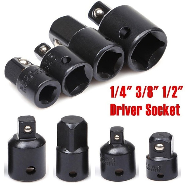4pcs Set 1 4 3 8 1 2 Ratchet Wrench Socket Adapter Spanner Keys Set Converter Drive Reducer Air Impact Craftsman Ratchet Wrench Wish