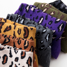 womensock, leopard print, Socks, Slippers