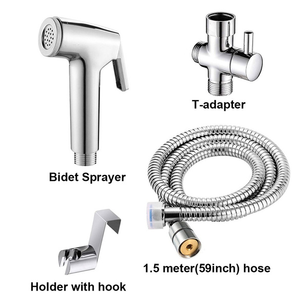Toilet Handheld Muslim Shower Bidet Sprayer Douche Kit 7/8
