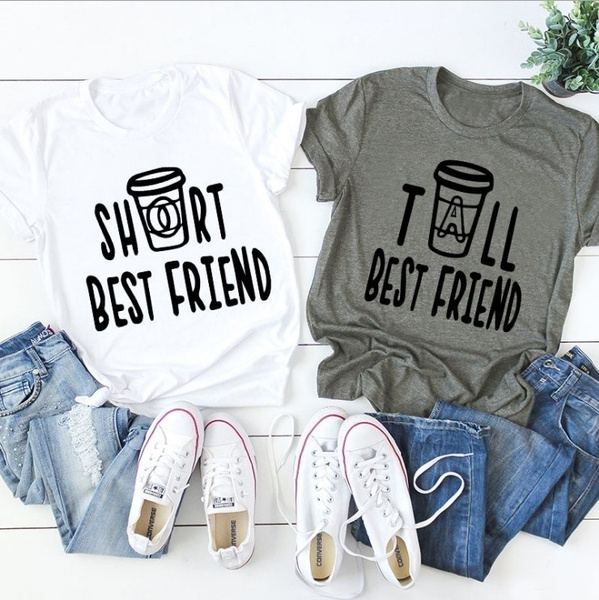 Short Sleeve Bff Shirt Sister Tops 