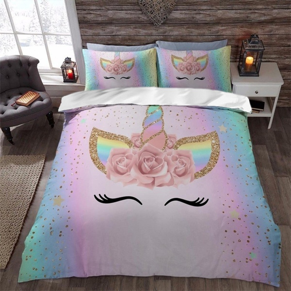 rainbow bedding twin