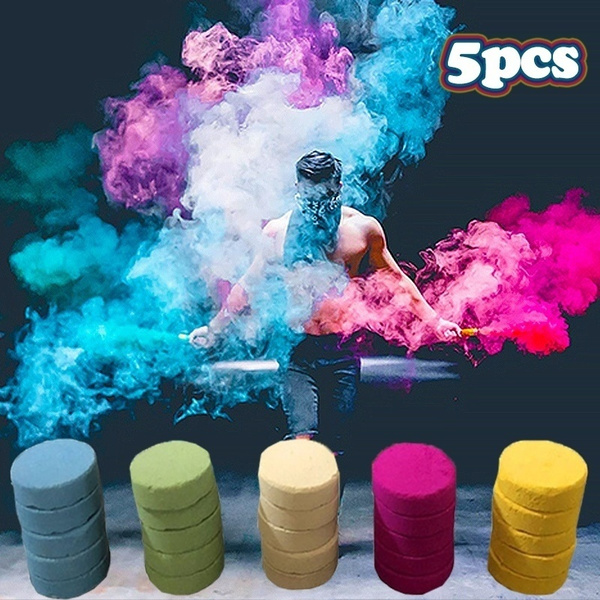 5x Magic Smoke Prop Colorful Pyrotechnics Background Photography Trick new 