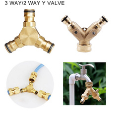 Brass, Splitter, irrigation, watering