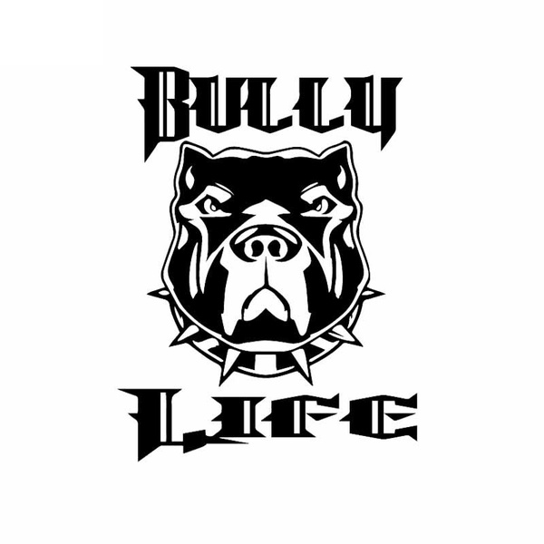 American bully clearance car decals