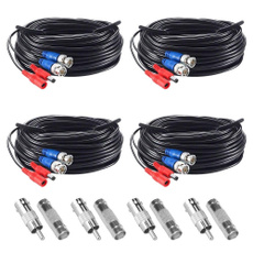 60ftcable, black, bnctorcaconnector, cctvcameraaccessorie