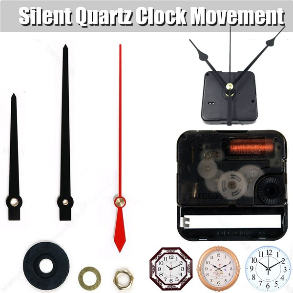 1 Set Silent Quartz Clock Movement Mechanism DIY Kit Battery Powered ...