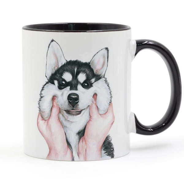 Siberian Husky Face 11oz Coffe Mug 
