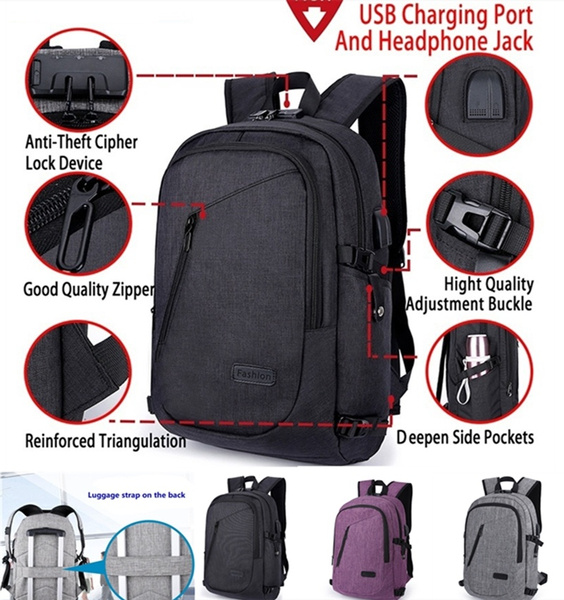 Laptop backpack clearance with lock