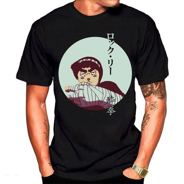 rock lee drunken fist t shirt