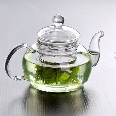 Heat Resisting Herbal Tea Glass Teapot