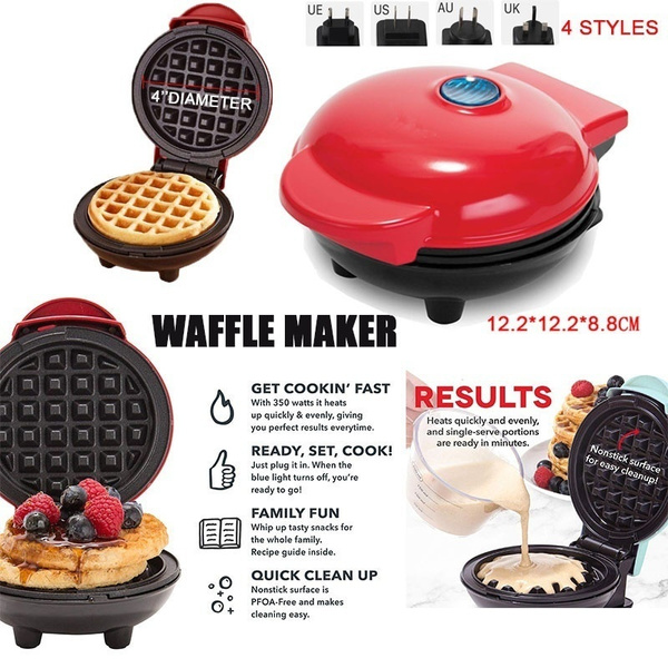 Mini Waffle Maker Machine for Individual Waffles, Paninis, Hash Browns