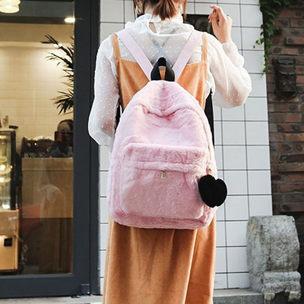 furry backpack for school