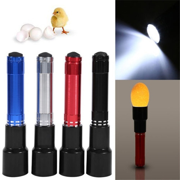 LED Cool Light Egg Candler Tester Ultra Bright Pocket Poultry Egg Lamp Incubator
