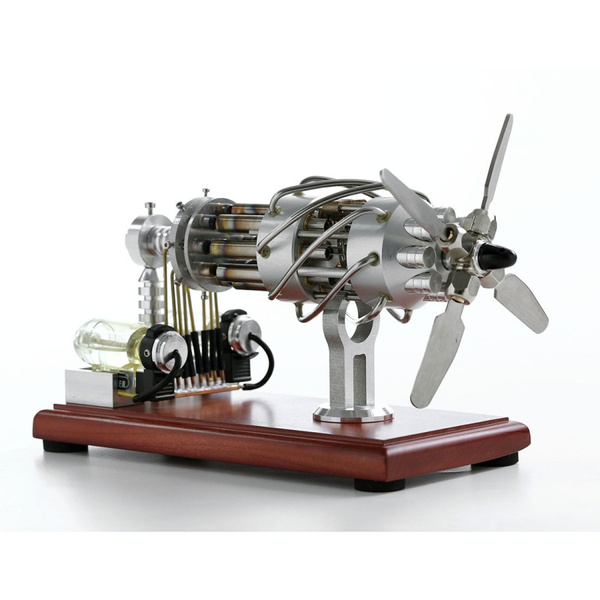 16 Cylinders Swash Plate Hot-air Stirling Engine Model | Wish