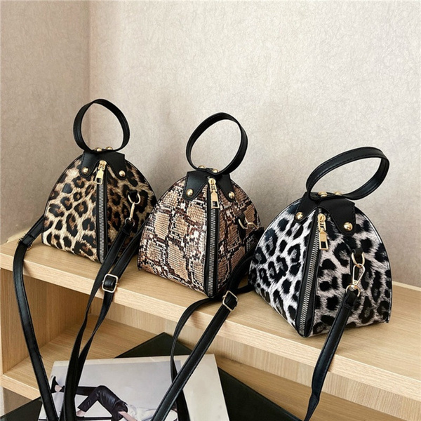 leopard print messenger bag