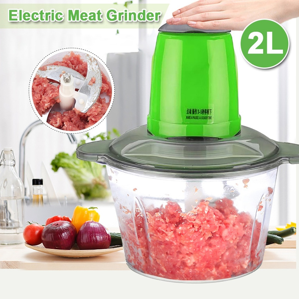 2L 300W Meat Grinder Multifunctional Electric Food Chopper Vegetable Cutter  Blender Household Processor Mincer Machine Kitchen Tools