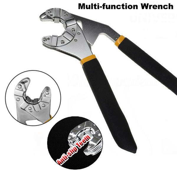 BOLLAER Magic Wrench Gadgets for men 8 Inch Multifunctional Wrench Universal Wrench Adjustable Wrench Torque Adjustable Wrench Can Hold The Outer Hexagon Great Gifts for Men