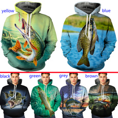Fashion, fishinghoodie, Sweatshirts, carphoodie
