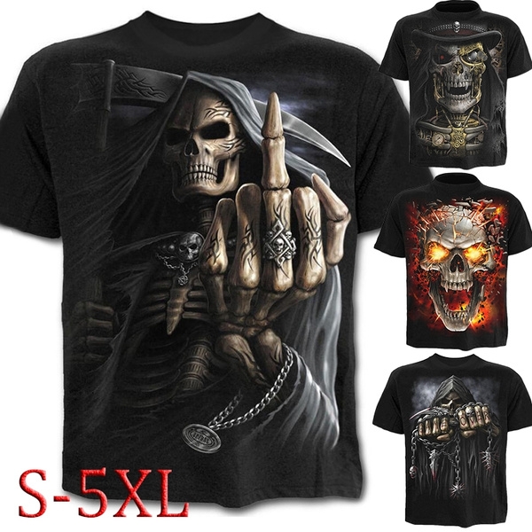 fashion skull t shirt