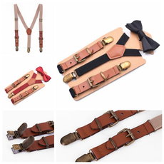 suspenders, Adjustable, Elastic, Necktie