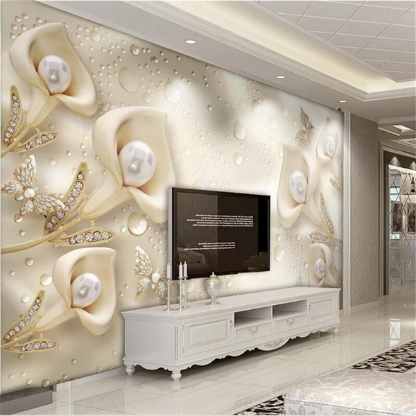 Photo Wallpaper Mural 3D Modern TV Background Living Room Home Wall Cover  Decors