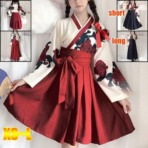 16 Vestido De Kimono Japonés Femenino Conjuntos De 