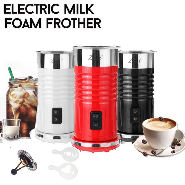Electric Milk Frother Foamer Frothing Milk Warmer Latte Cappuccino