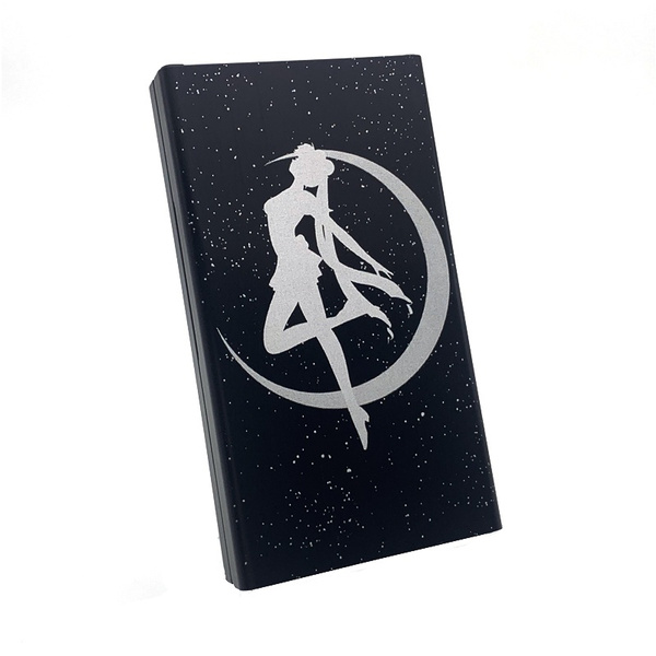 Sailor Moon 84mm/100mm Cigarette Boxes Anti-Collision Etched Case Aluminium  Alloy Extra Slim Cigarette Case