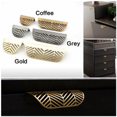 Brass, drawerpull, Modern, cupboard