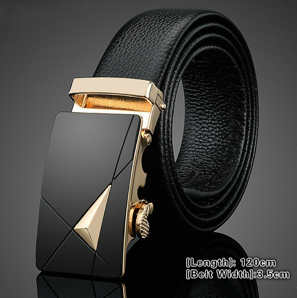 Men's Belt Head Belt 40 mm Buckle Leisure Belt Head Business Accessories  Automatic Buckle Suit for